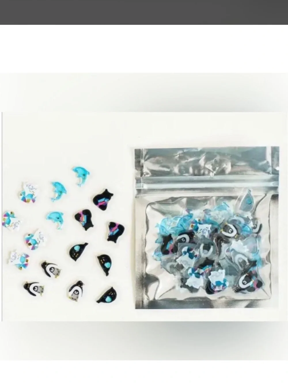 $2 Penguin & Dolphin Sticker pack $2 WITH ANY $10 ORDER OR MORE